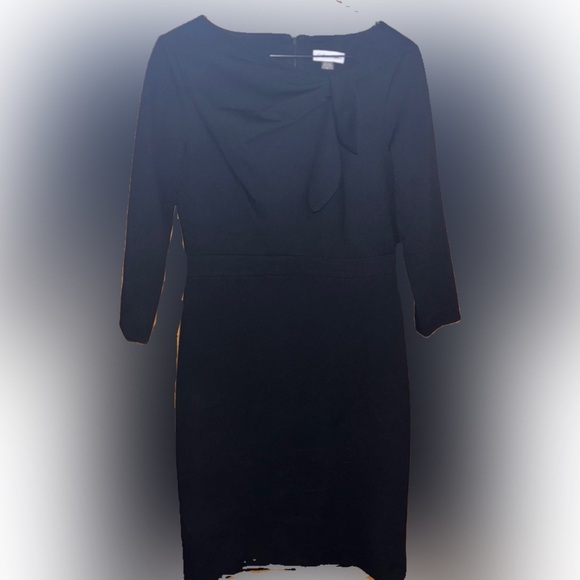 Calvin Klein Womens Three Quarter Sleeve Mini Wear to Work Dress - Picture 1 of 3